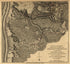 Plan of Position of Army Under Gen. Burgoyne, 17 & 19 September 1777 (3rd & 4th Positions) from Atlas of the Battles of the American Revolution, Together With Maps Shewing the Routes of the British and American Armies, Plans of Cities, Surveys of Harb... by Relic Map Company