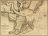 Plan of Town, Bar, Harbor, and Environs of Charleston, South Carolina, 1780 from Atlas of the Battles of the American Revolution, Together With Maps Shewing the Routes of the British and American Armies, Plans of Cities, Surveys of Harbors, &c 1845 by Relic Map Company