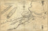 Course of Delaware River from Philadelphia to Chester from Atlas of the Battles of the American Revolution, Together With Maps Shewing the Routes of the British and American Armies, Plans of Cities, Surveys of Harbors, &c 1845 by Relic Map Company