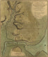 Position of British Forces at Elizabethtown Point, New Jersey, 6 June 1780 from Atlas of the Battles of the American Revolution, Together With Maps Shewing the Routes of the British and American Armies, Plans of Cities, Surveys of Harbors, &c 1845 by Relic Map Company