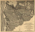 Plan of Position of Army Under Gen. Burgoyne, 17 & 19 September 1777 (1st & 2nd Positions) from Atlas of the Battles of the American Revolution, Together With Maps Shewing the Routes of the British and American Armies, Plans of Cities, Surveys of Harb... by Relic Map Company