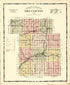 Topographical and Rural Route Map of Ida County from Atlas of Ida County, Iowa : Containing Maps of Villages, Cities and Townships of the County, Maps of State, United States and World, Farmers Directory, Business Directory, General Information 1906 by Relic Map Company