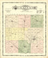 Map of Galva Township from Atlas of Ida County, Iowa : Containing Maps of Villages, Cities and Townships of the County, Maps of State, United States and World, Farmers Directory, Business Directory, General Information 1906 by Relic Map Company