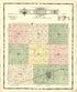 Map of Griggs Township from Atlas of Ida County, Iowa : Containing Maps of Villages, Cities and Townships of the County, Maps of State, United States and World, Farmers Directory, Business Directory, General Information 1906 by Relic Map Company
