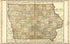 Map of Iowa from Atlas of Ida County, Iowa : Containing Maps of Villages, Cities and Townships of the County, Maps of State, United States and World, Farmers Directory, Business Directory, General Information 1906 by Relic Map Company