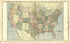 Map of United States from Atlas of Ida County, Iowa : Containing Maps of Villages, Cities and Townships of the County, Maps of State, United States and World, Farmers Directory, Business Directory, General Information 1906 by Relic Map Company