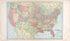 United States from Standard Atlas of Rooks County, Kansas : Including a Plat Book of the Villages, Cities and Townships of the County, Map of the State, United States and World, Patrons Directory, Reference Business … 1904 by Relic Map Company