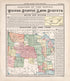 United States Land Surveys from Standard Atlas of Rooks County, Kansas : Including a Plat Book of the Villages, Cities and Townships of the County, Map of the State, United States and World, Patrons Directory, Reference Business … 1904 by Relic Map Company