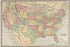 Map of United States from Atlas of Genesee County, Michigan : Containing Maps of Every Township In the County, With Village and City Plats, Also Maps of Michigan and the United States, from Official Records 1899 by Relic Map Company