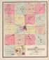 Genesee County from Atlas of Genesee County, Michigan : Containing Maps of Every Township In the County, With Village and City Plats, Also Maps of Michigan and the United States, from Official Records 1899 by Relic Map Company