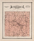 Paint Creek Township from Atlas of Allamakee County, Iowa : Containing Maps of Townships of the County, Maps of State, United States and World, Farmers Directory, Analysis of the System of U.S. Land Surveys 1917 by Relic Map Company
