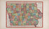 Intermediate Series Map of Iowa from Atlas of Allamakee County, Iowa : Containing Maps of Townships of the County, Maps of State, United States and World, Farmers Directory, Analysis of the System of U.S. Land Surveys 1917 by Relic Map Company