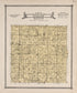 Ludlow Township from Atlas of Allamakee County, Iowa : Containing Maps of Townships of the County, Maps of State, United States and World, Farmers Directory, Analysis of the System of U.S. Land Surveys 1917 by Relic Map Company