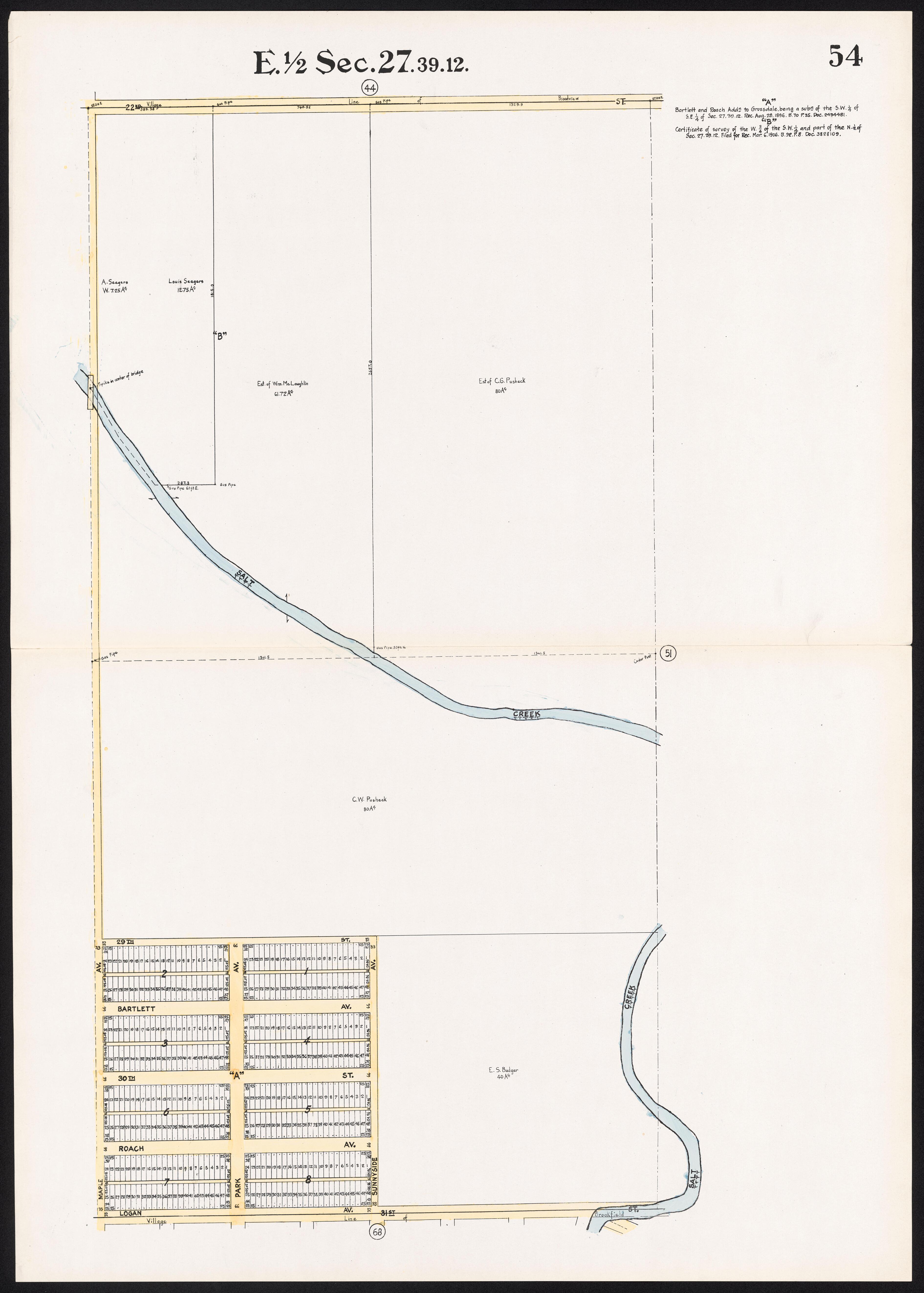 This old map of Illinois, Proviso, Proviso (Township), Township,  was created by Real Estate Map Publishing Company in 1914