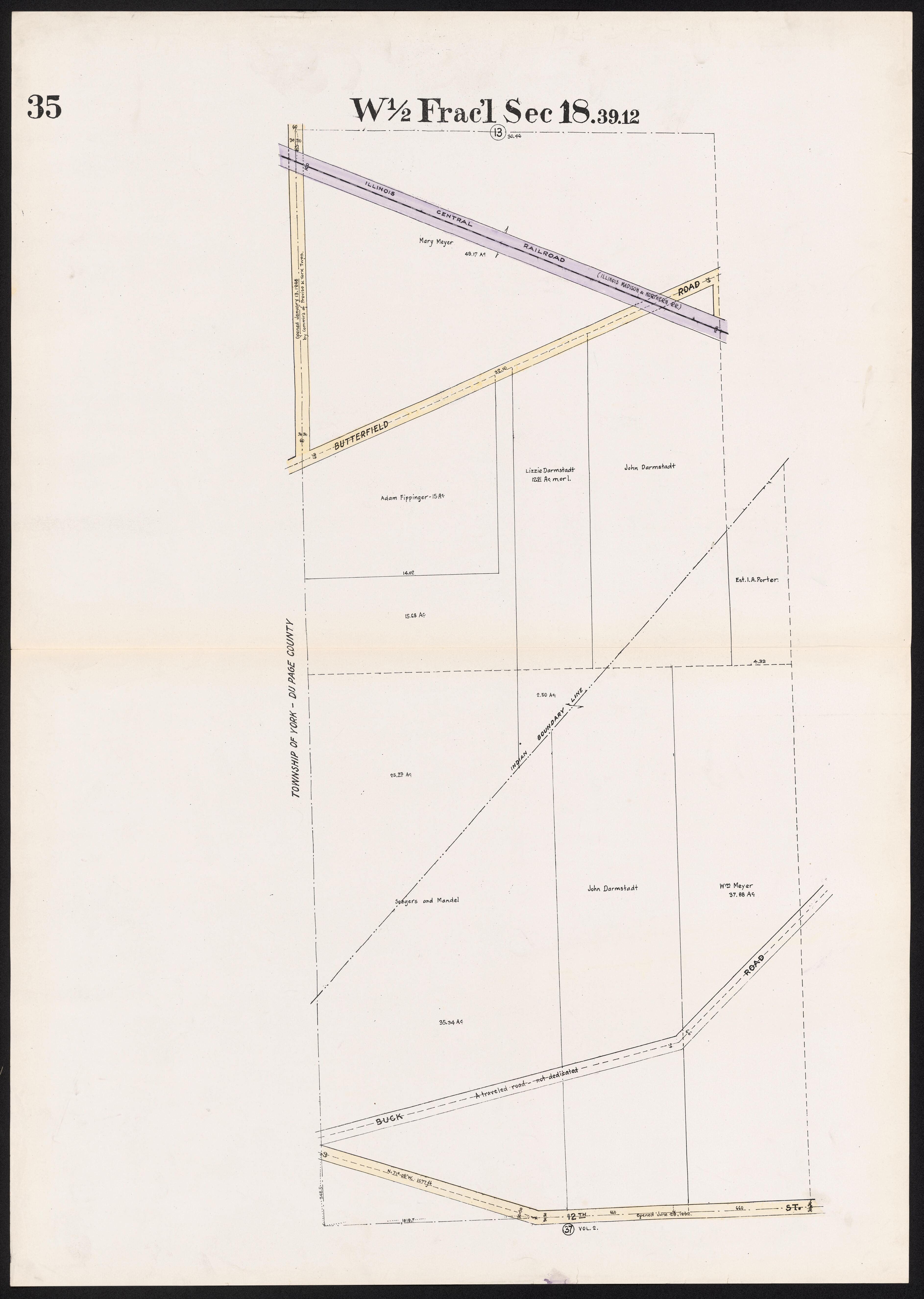 This old map of Illinois, Proviso, Proviso (Township), Township,  was created by Real Estate Map Publishing Company in 1914