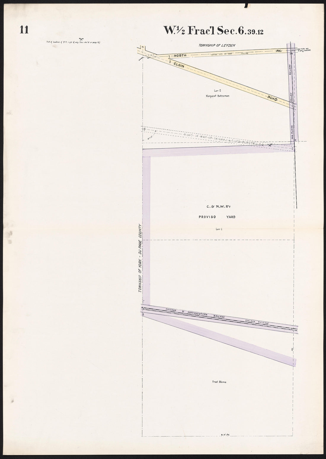 This old map of Illinois, Proviso, Proviso (Township), Township,  was created by Real Estate Map Publishing Company in 1914