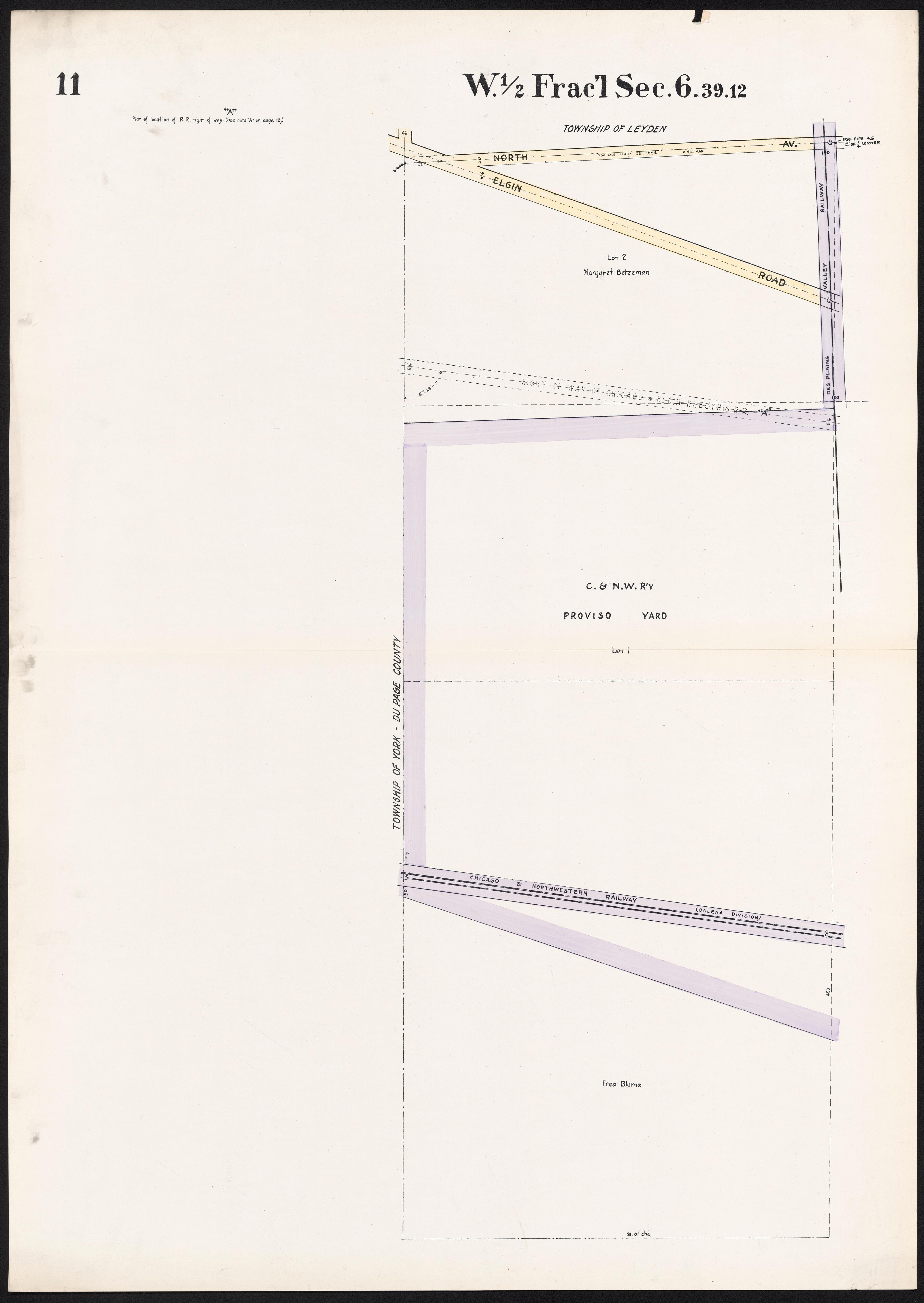 This old map of Illinois, Proviso, Proviso (Township), Township,  was created by Real Estate Map Publishing Company in 1914