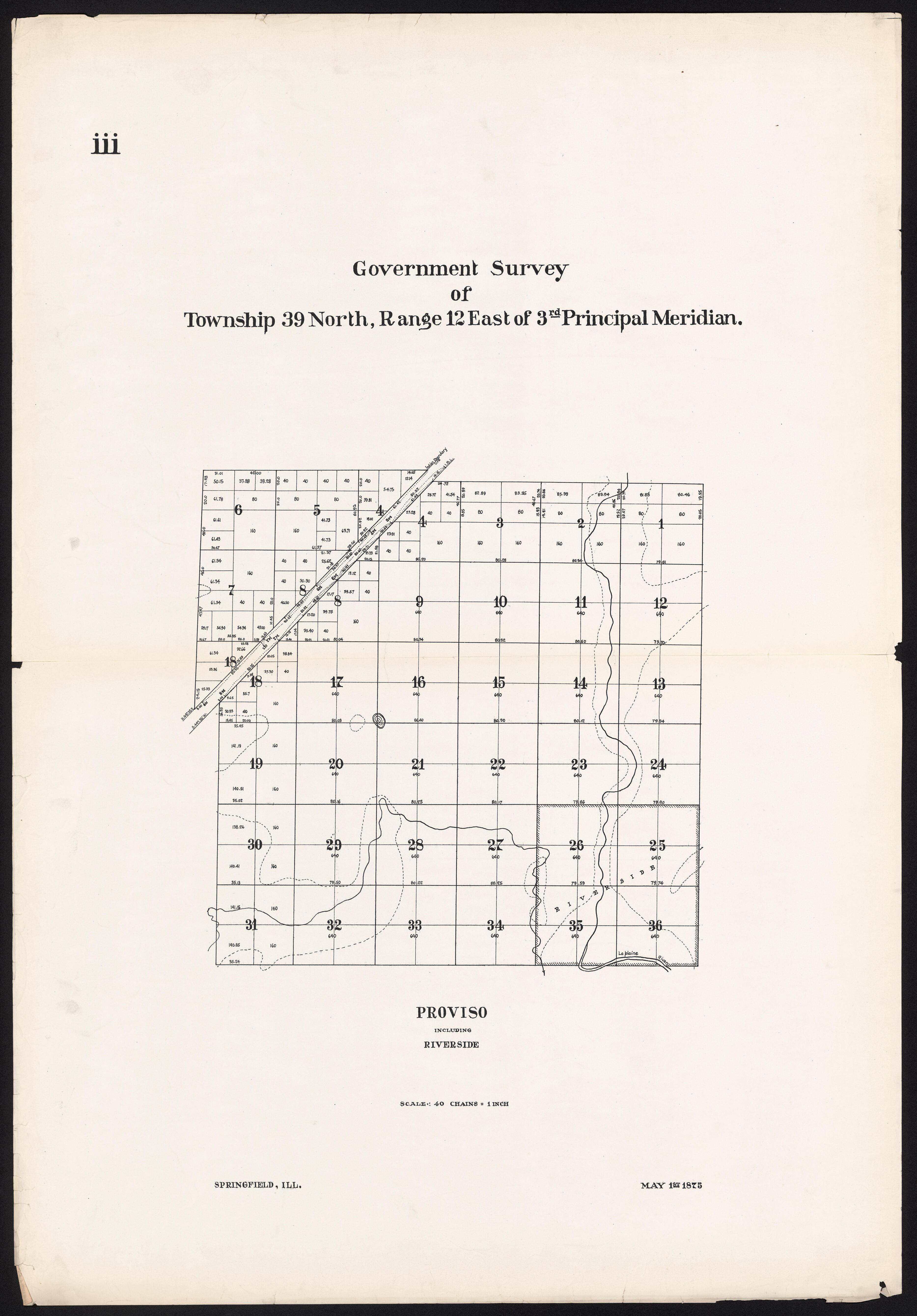 This old map of Illinois, Proviso, Proviso (Township), Township,  was created by Real Estate Map Publishing Company in 1914