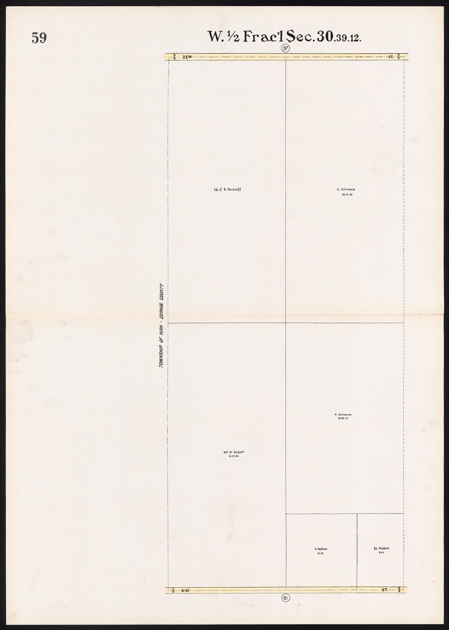 This old map of Illinois, Proviso, Proviso (Township), Township,  was created by Real Estate Map Publishing Company in 1914