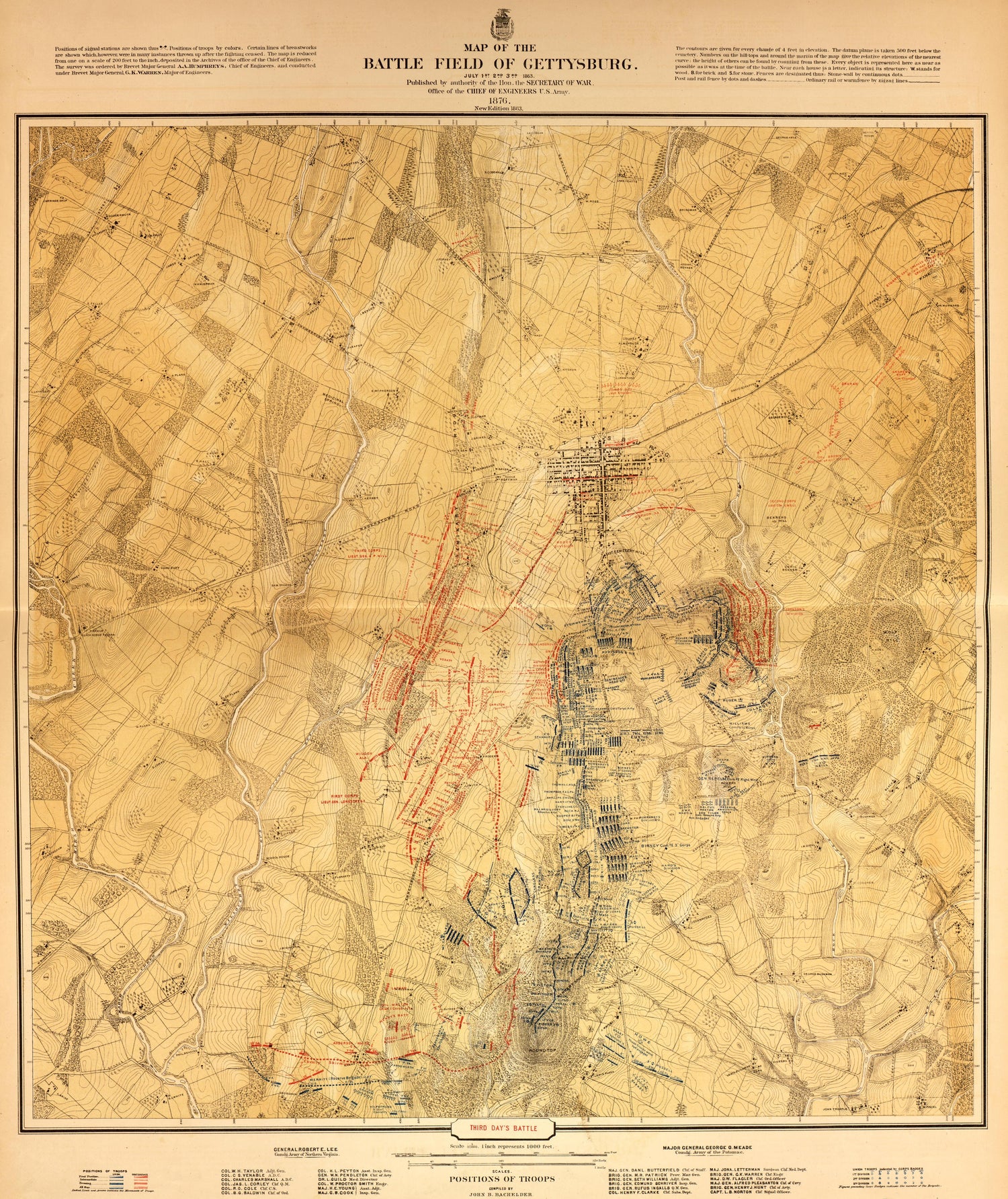 This old map of United States was created by United States. Army. Corps of Engineers in 1883