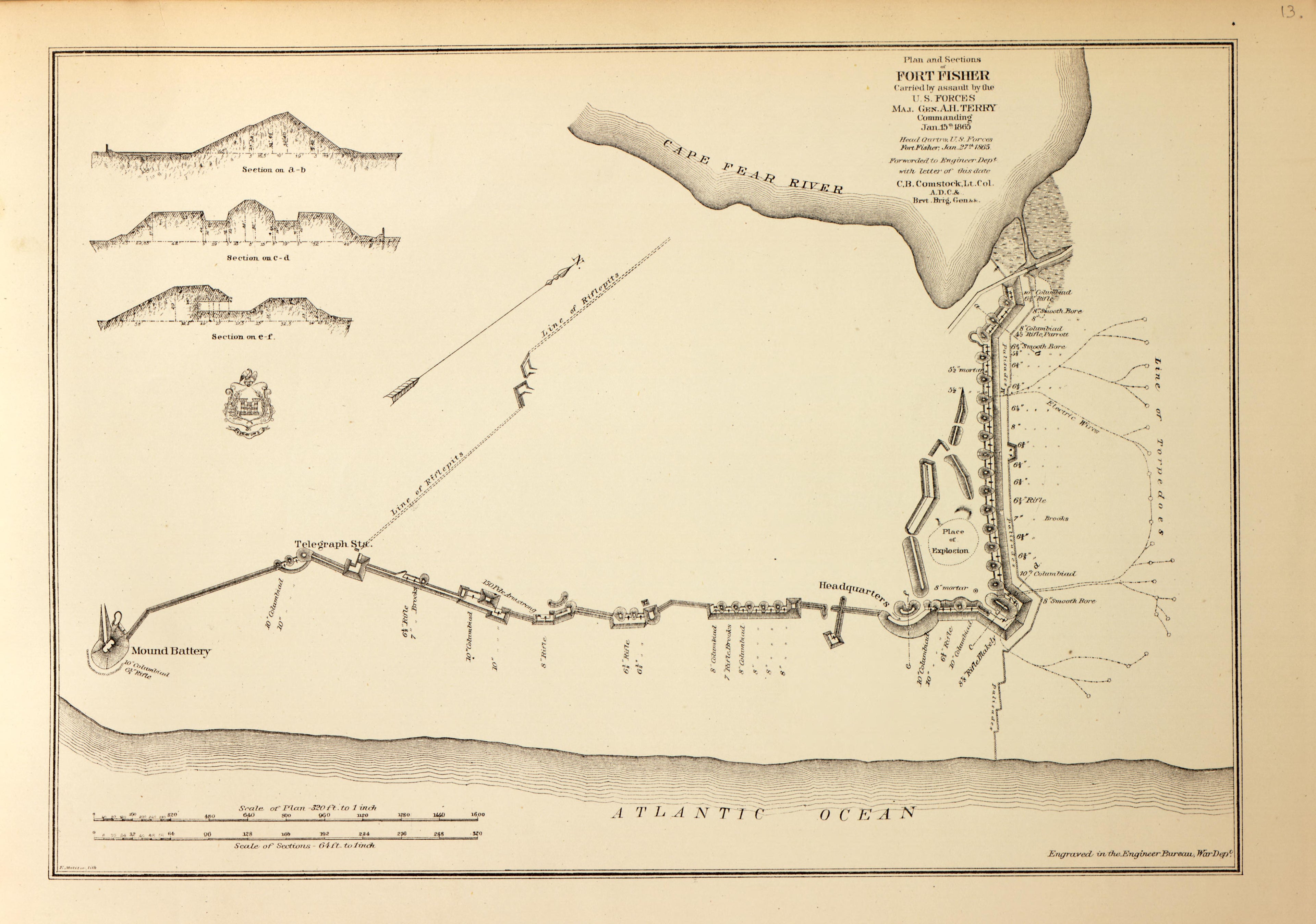 This old map of United States was created by United States. Army. Corps of Engineers in 1883