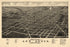 Panoramic View of the City of Ann Arbor, Washtenaw County, Michigan 1880 by Relic Map Company