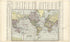Map of the World On Mercator&
