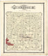Map of Auburndale Township from Standard Atlas of Wood County, Wisconsin : Including a Plat Book of the Villages, Cities and Townships of the County, Map of the State, United States and World : Patrons Directory, Reference … 1909 by Relic Map Company