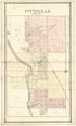 Pittsville from Standard Atlas of Wood County, Wisconsin : Including a Plat Book of the Villages, Cities and Townships of the County, Map of the State, United States and World : Patrons Directory, Reference … 1909 by Relic Map Company