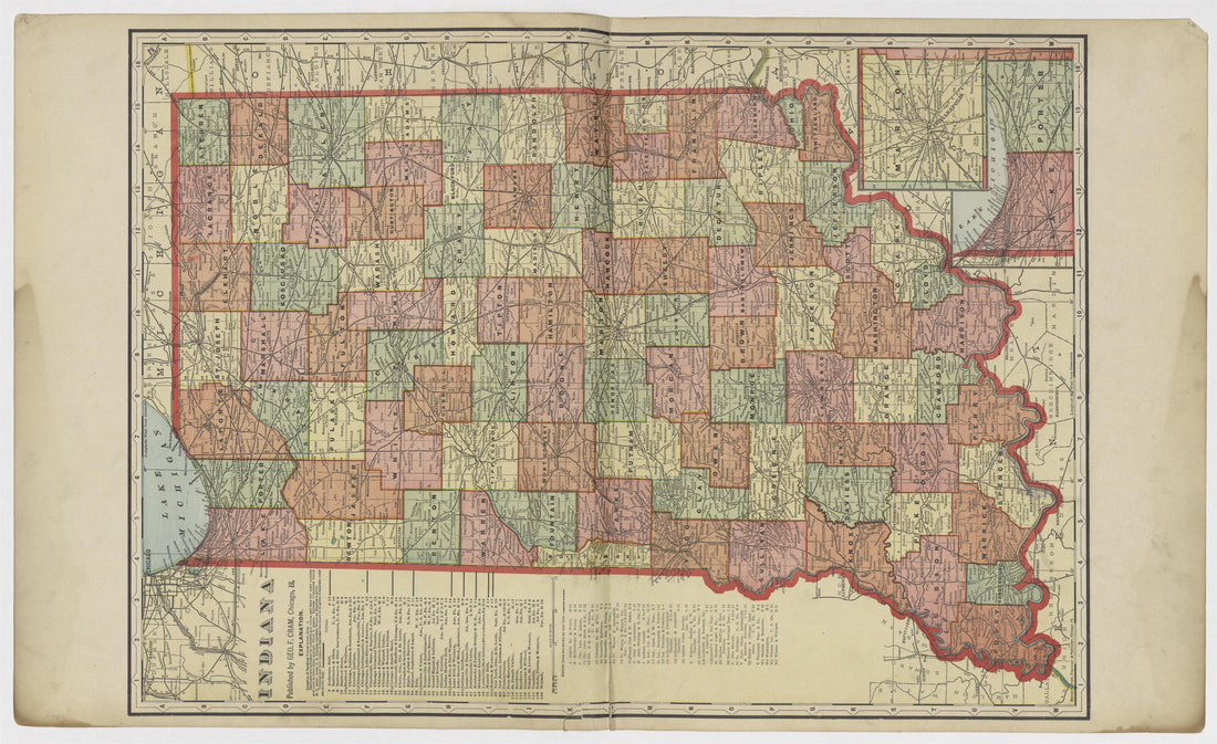 Image 19 of Standard Atlas of Vermillion County, Indiana from Standard Atlas of Vermillion County, Indiana : Including a Plat Book of the Villages, Cities and Townships of the County, Map of the State, United States and World : Patrons Directory, Refe... by Relic Map Company