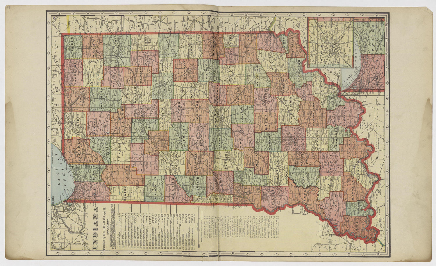 Image 19 of Standard Atlas of Vermillion County, Indiana from Standard Atlas of Vermillion County, Indiana : Including a Plat Book of the Villages, Cities and Townships of the County, Map of the State, United States and World : Patrons Directory, Refe... by Relic Map Company