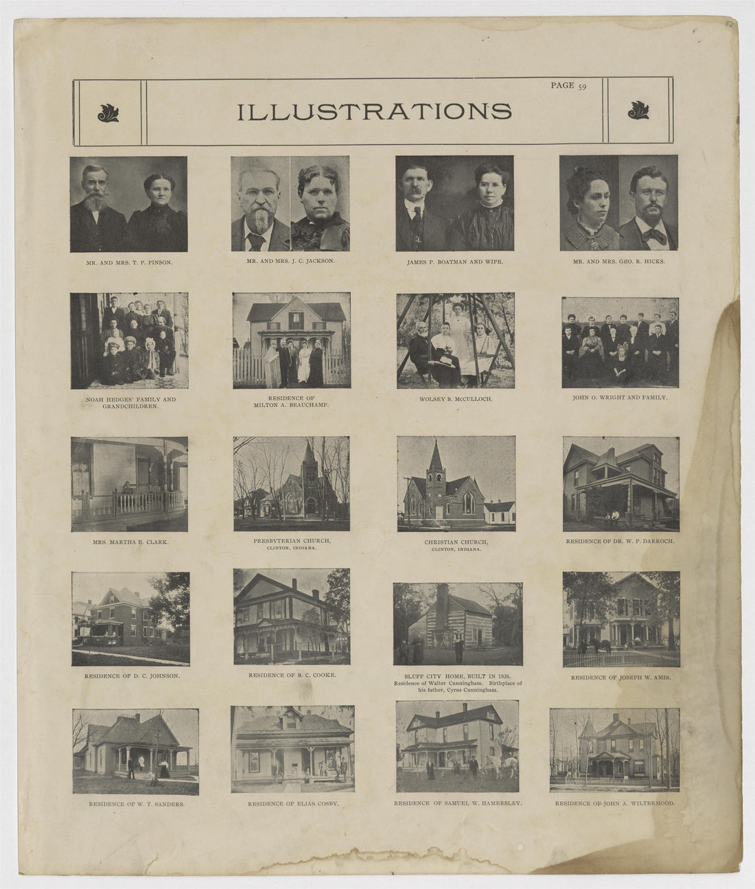 Image 30 of Standard Atlas of Vermillion County, Indiana from Standard Atlas of Vermillion County, Indiana : Including a Plat Book of the Villages, Cities and Townships of the County, Map of the State, United States and World : Patrons Directory, Refe... by Relic Map Company