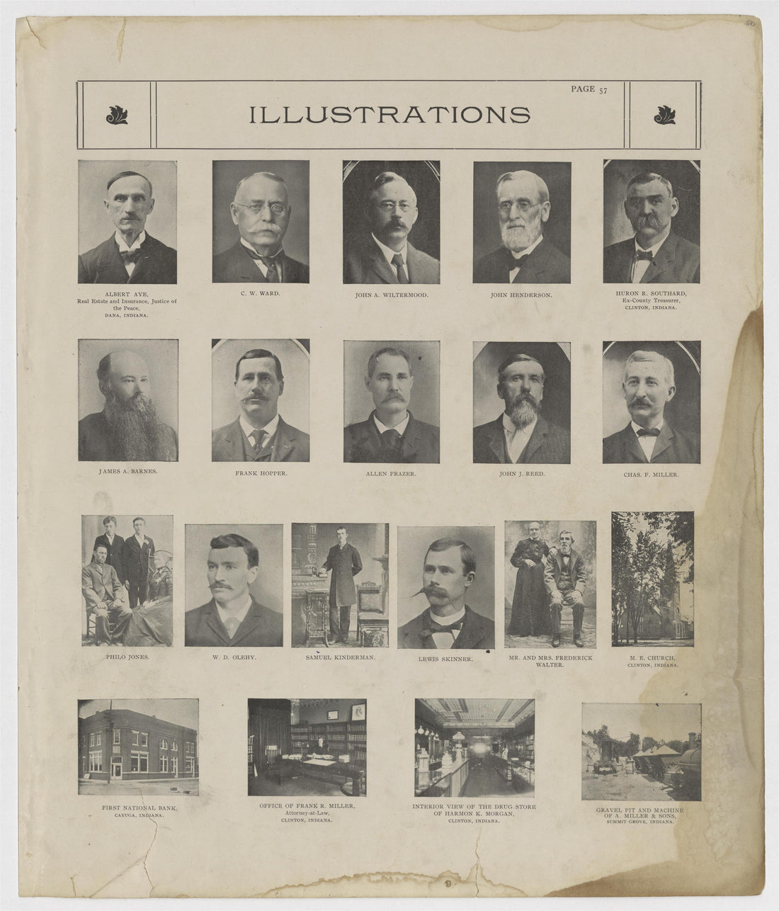 Image 29 of Standard Atlas of Vermillion County, Indiana from Standard Atlas of Vermillion County, Indiana : Including a Plat Book of the Villages, Cities and Townships of the County, Map of the State, United States and World : Patrons Directory, Refe... by Relic Map Company