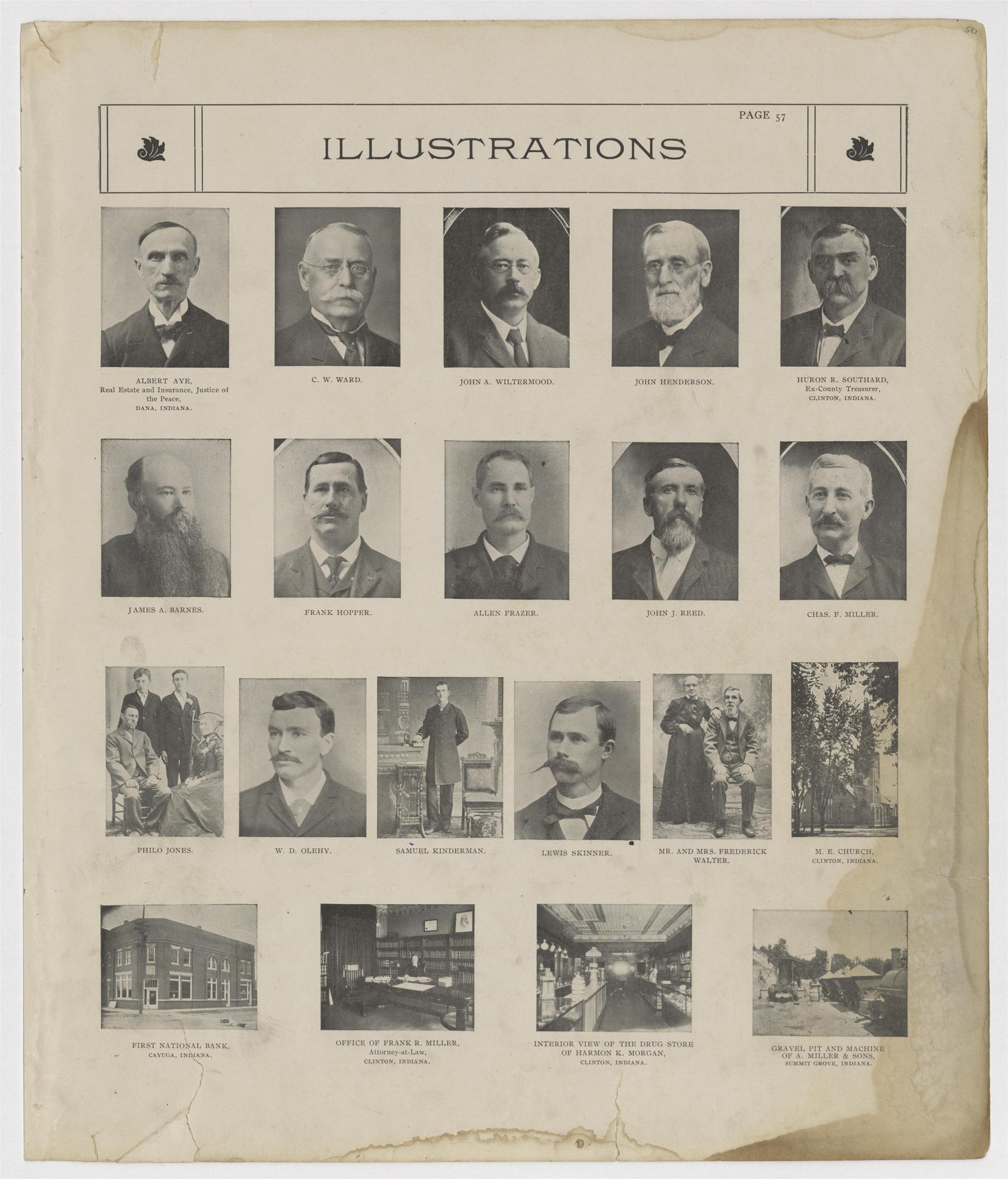 Image 29 of Standard Atlas of Vermillion County, Indiana from Standard Atlas of Vermillion County, Indiana : Including a Plat Book of the Villages, Cities and Townships of the County, Map of the State, United States and World : Patrons Directory, Refe... by Relic Map Company