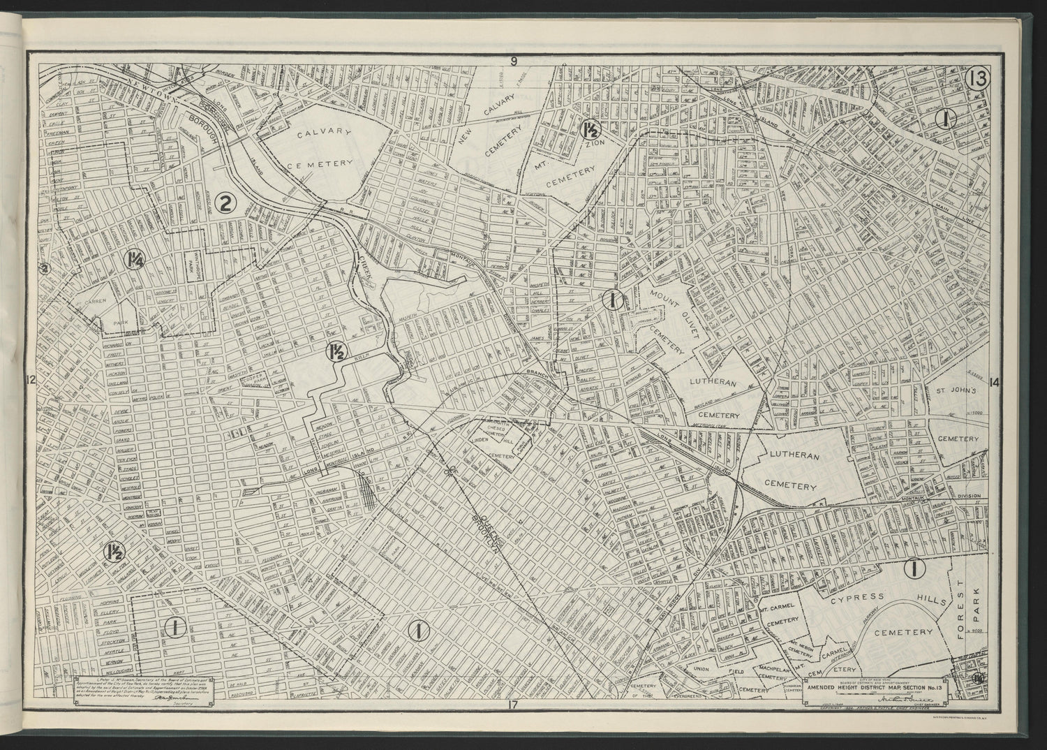 Image 15 of Height District Map from Height District Map 1924 by Relic Map Company