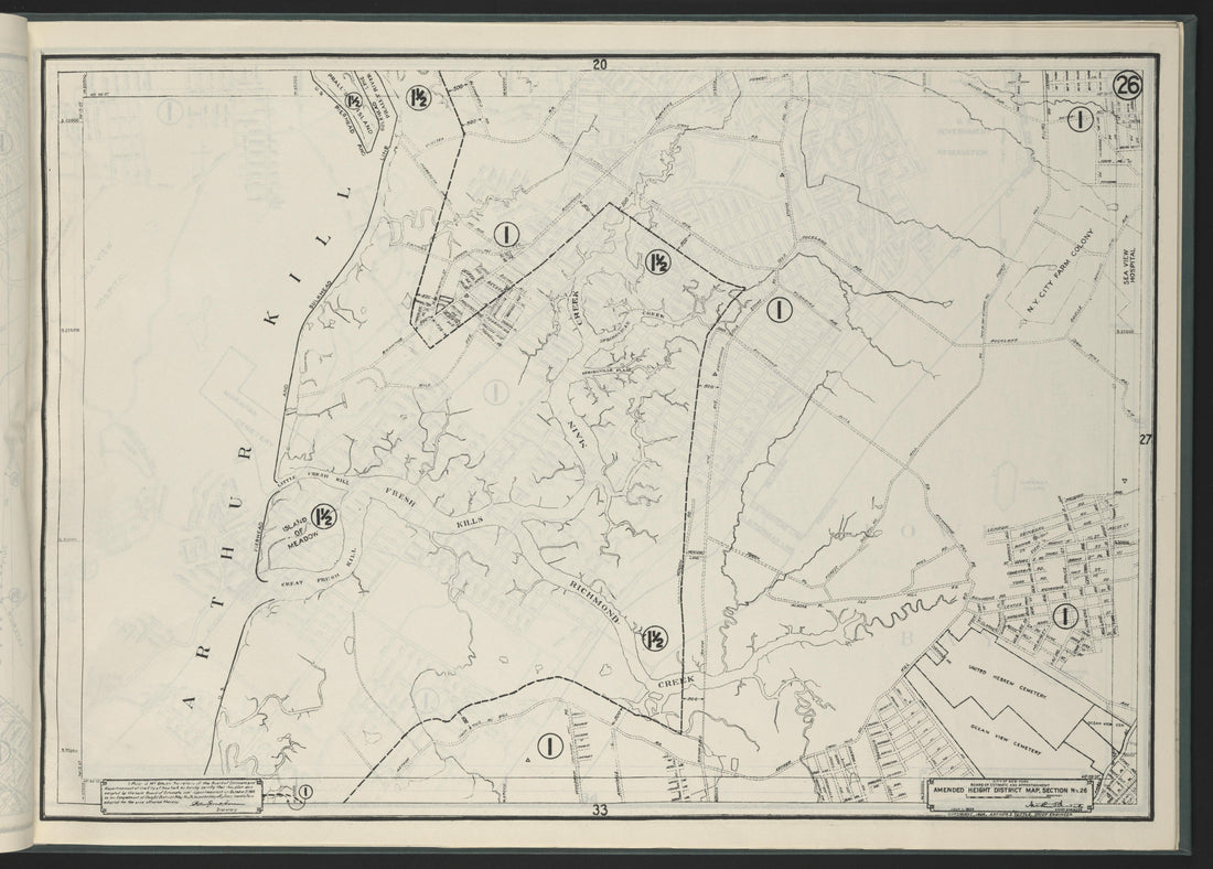 Image 28 of Height District Map from Height District Map 1924 by Relic Map Company
