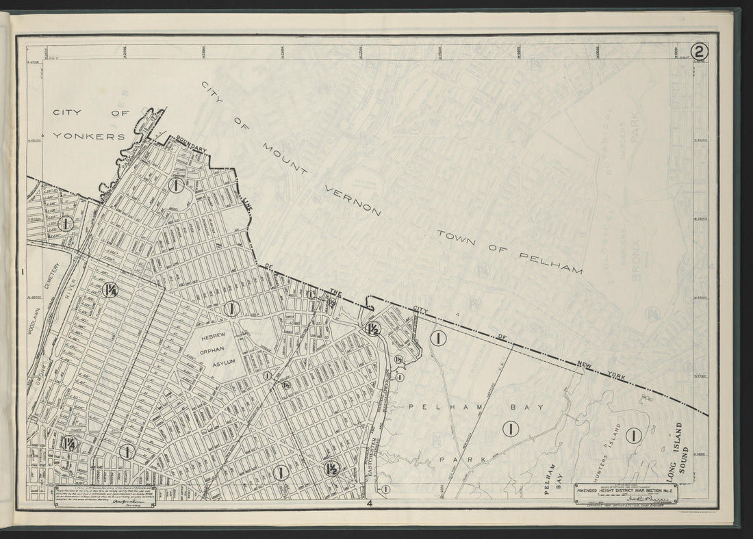 Image 4 of Height District Map from Height District Map 1924 by Relic Map Company
