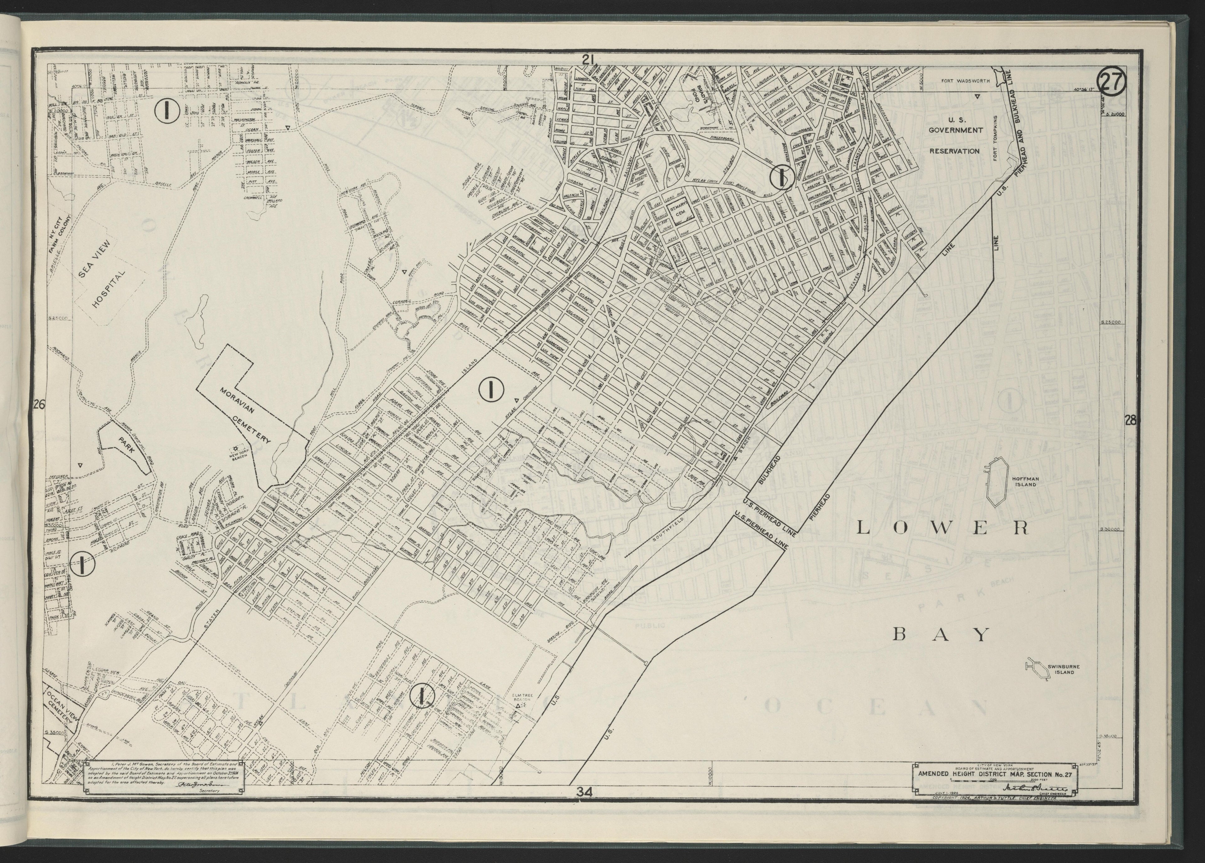 Image 29 of Height District Map from Height District Map 1924 by Relic Map Company
