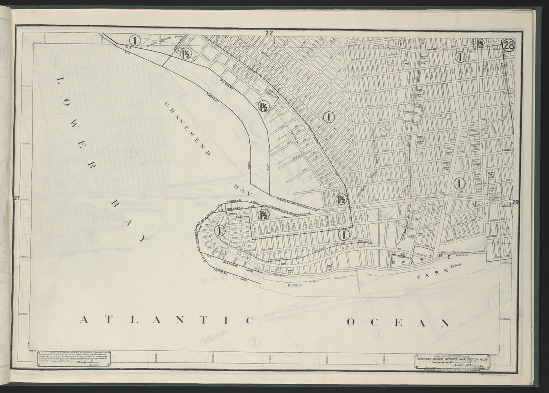 Image 30 of Height District Map from Height District Map 1924 by Relic Map Company