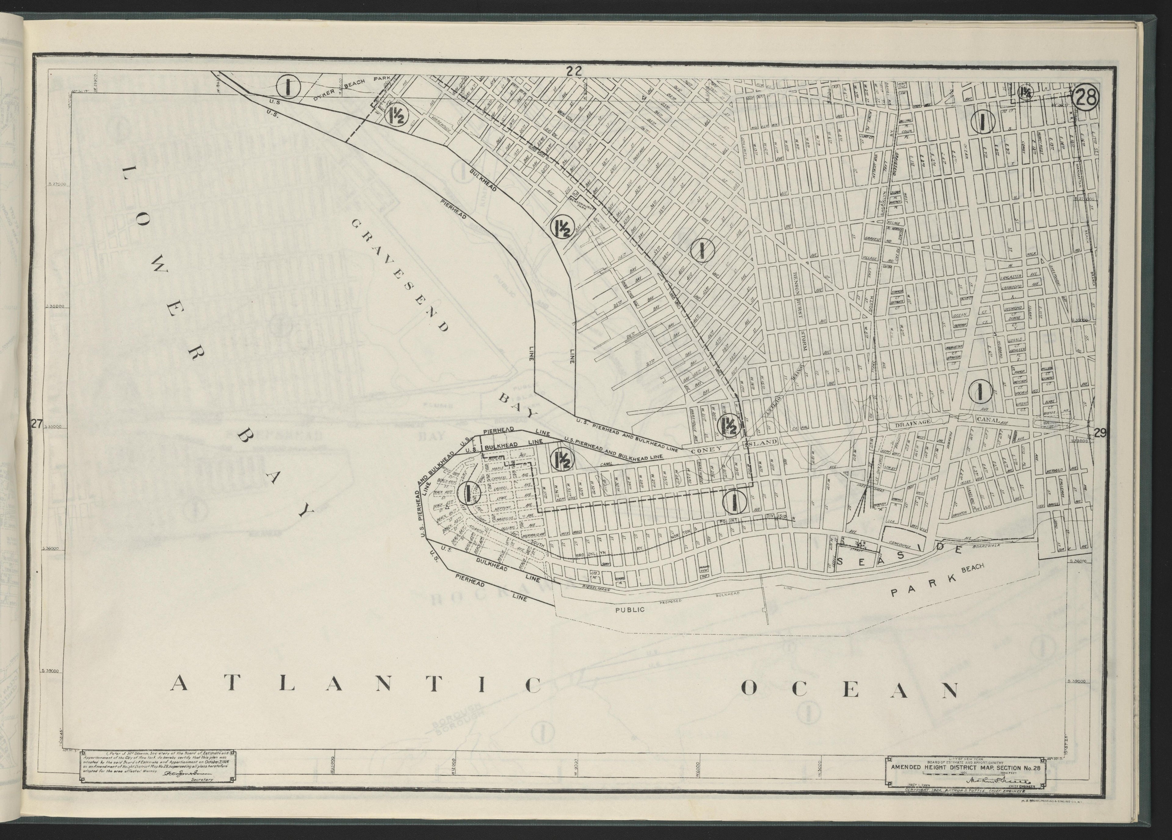 Image 30 of Height District Map from Height District Map 1924 by Relic Map Company