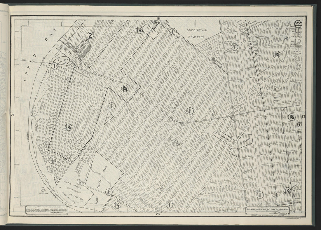 Image 24 of Height District Map from Height District Map 1924 by Relic Map Company