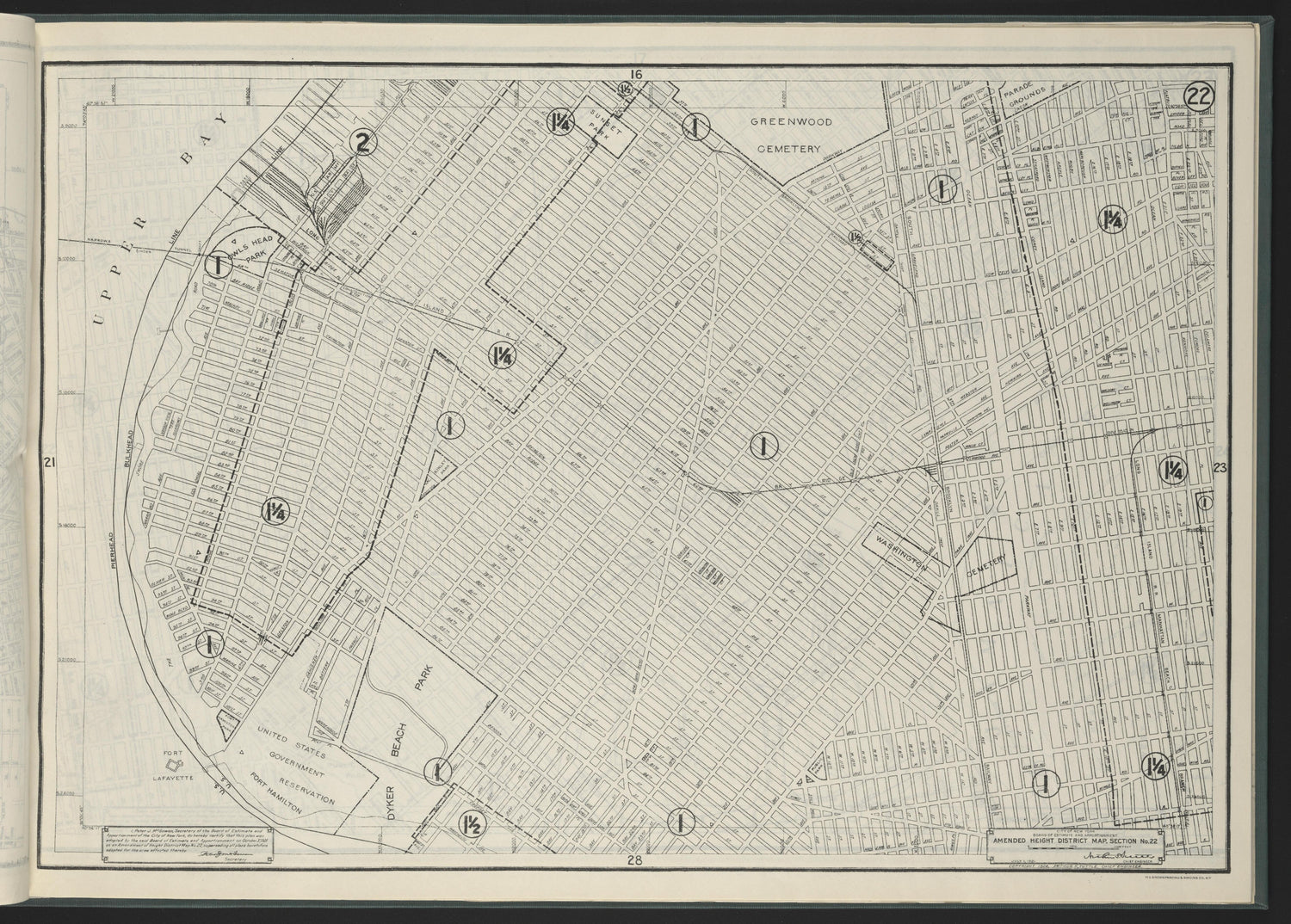 Image 24 of Height District Map from Height District Map 1924 by Relic Map Company