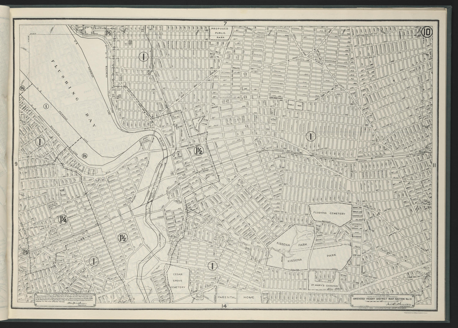 Image 12 of Height District Map from Height District Map 1924 by Relic Map Company