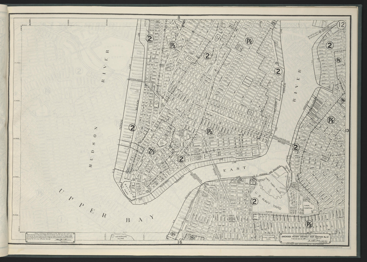 Image 14 of Height District Map from Height District Map 1924 by Relic Map Company