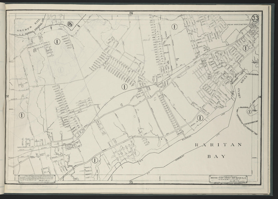 Image 35 of Height District Map from Height District Map 1924 by Relic Map Company