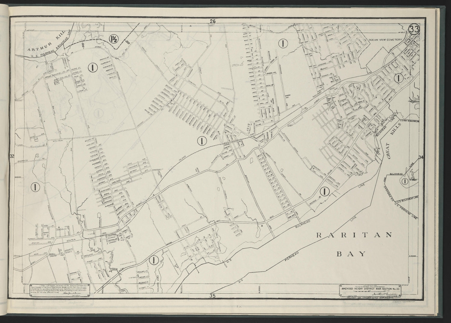 Image 35 of Height District Map from Height District Map 1924 by Relic Map Company