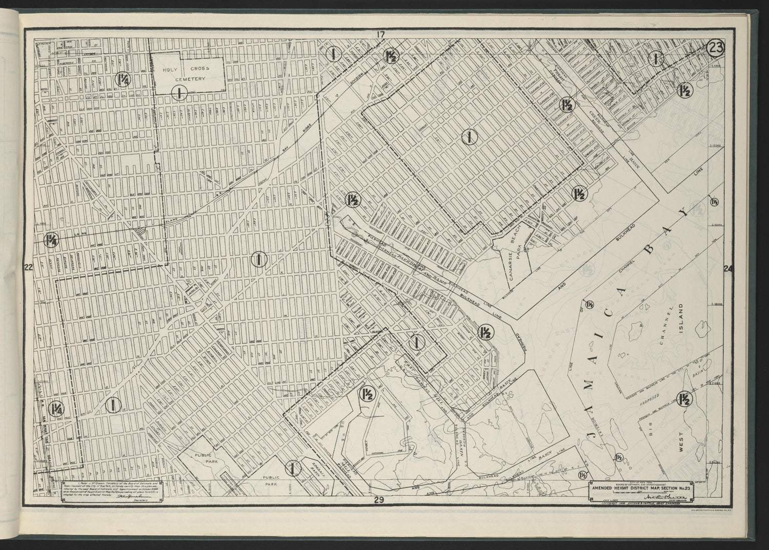 Image 25 of Height District Map from Height District Map 1924 by Relic Map Company