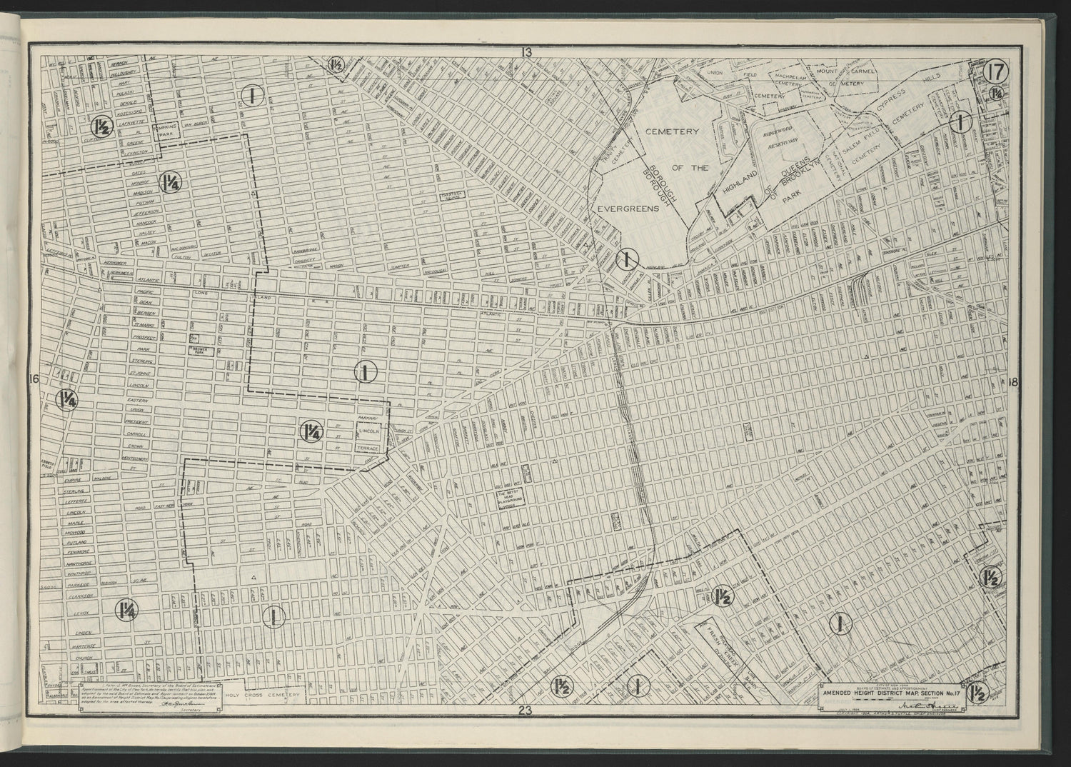 Image 19 of Height District Map from Height District Map 1924 by Relic Map Company