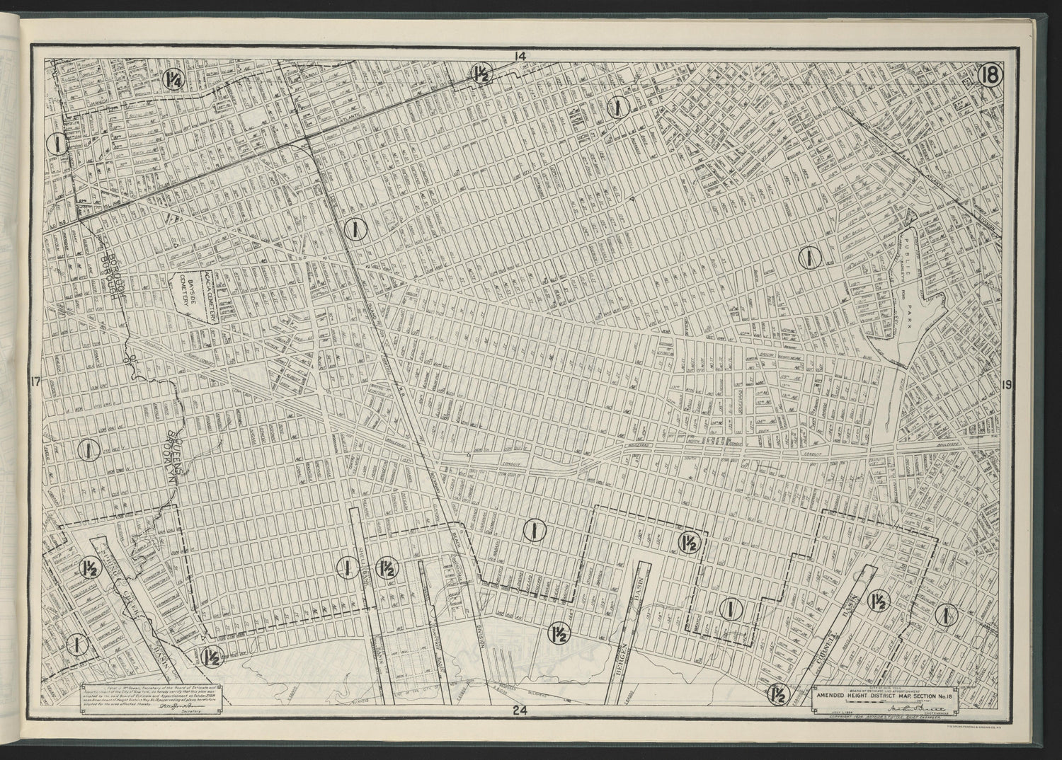 Image 20 of Height District Map from Height District Map 1924 by Relic Map Company
