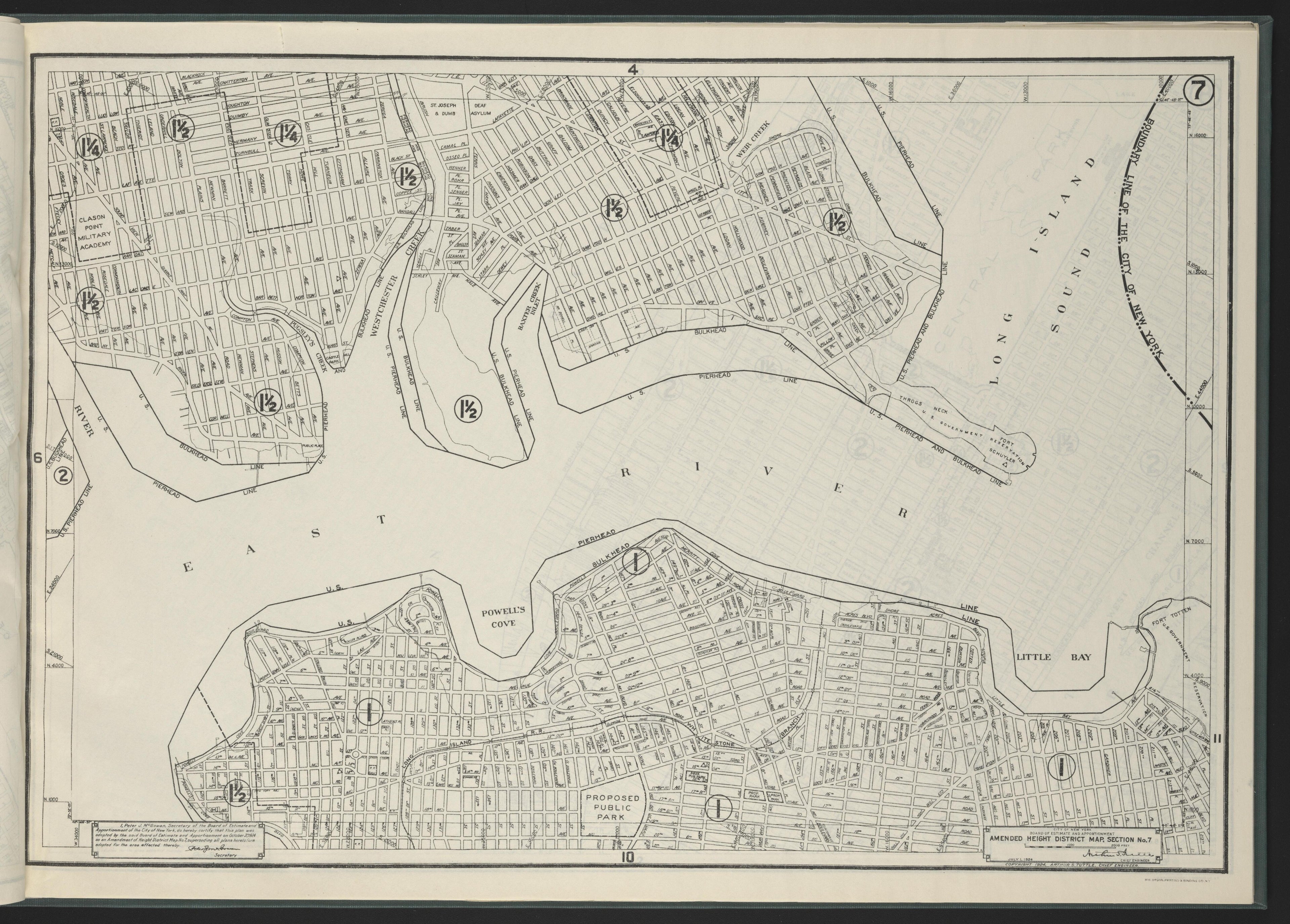 Image 9 of Height District Map from Height District Map 1924 by Relic Map Company